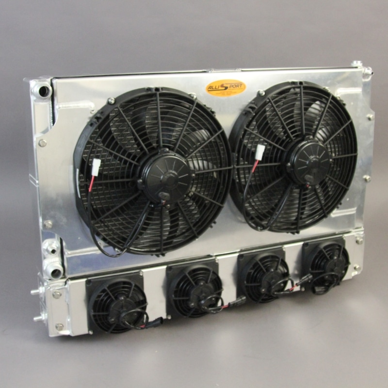 Radiator and oil cooling pack